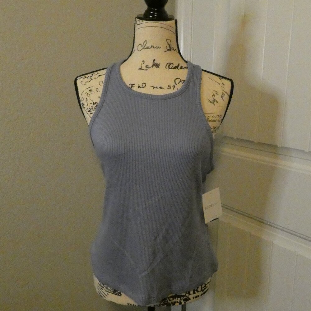 Beyond Yoga Lavender Ribbed Racerback Tank Top
